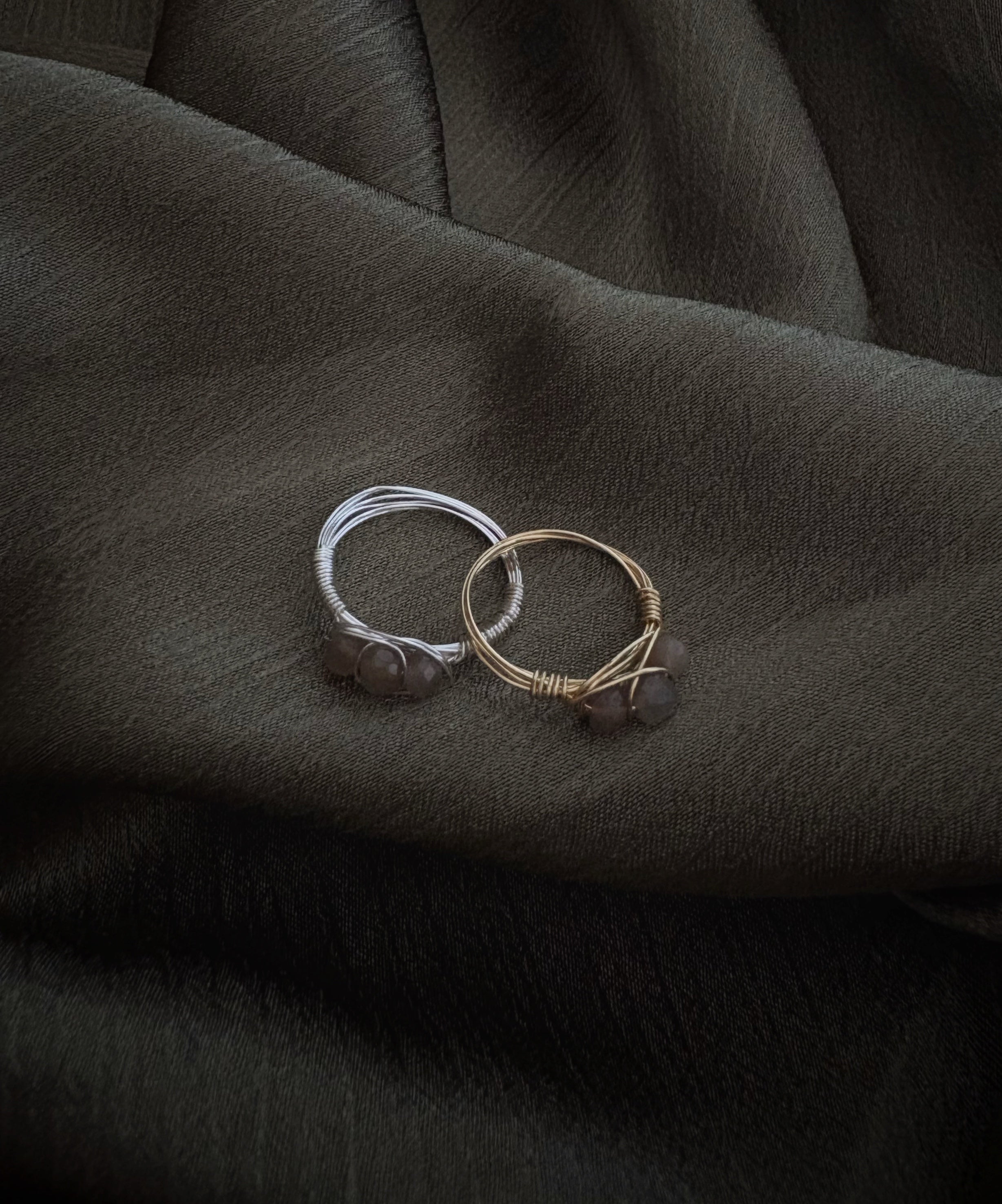 Laura's Coffee Moonstone Ring