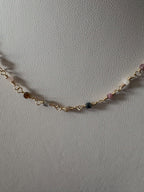 Delicate Gemstone Chain in Tourmaline
