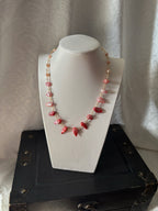 Eleanor's Pearl Necklace in Pink