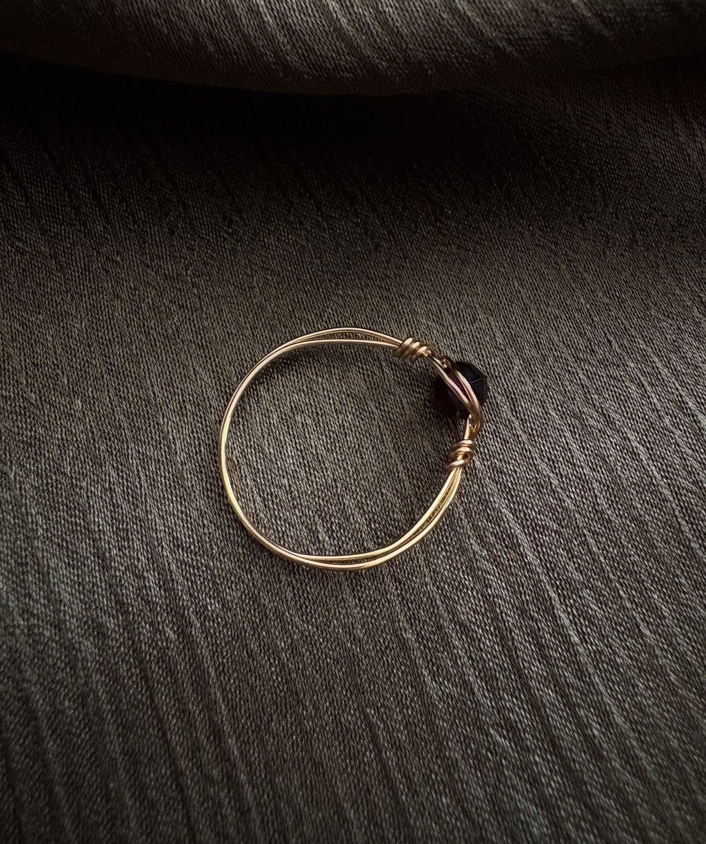 Margo Ring in Garnet