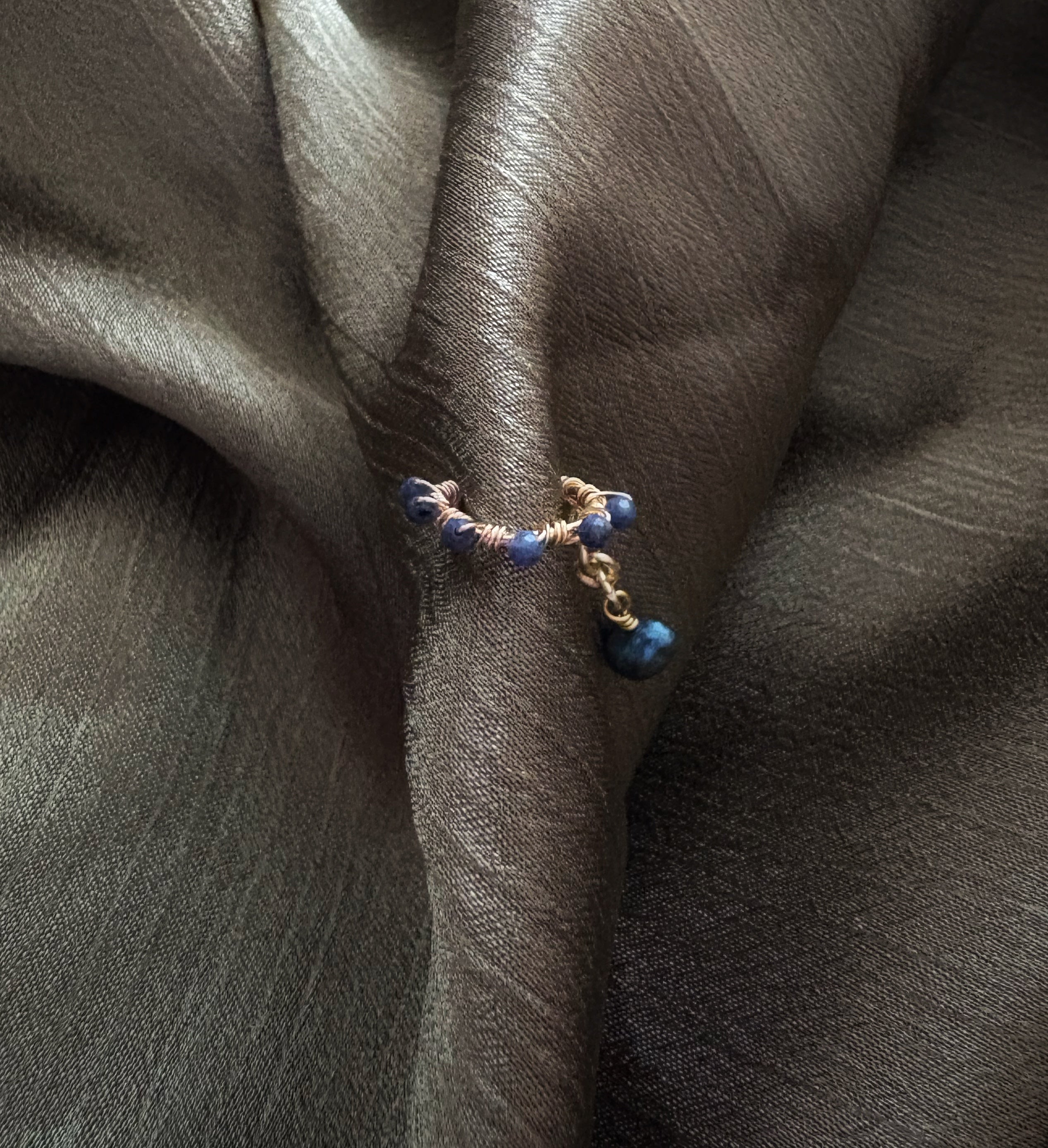 Chloe Ear Cuff in Sapphire