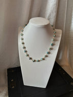Isla Pearl Necklace in Sea-foam Green