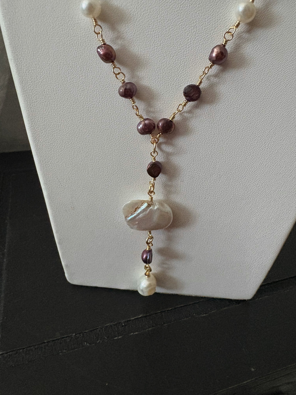 A Secret Pirate Necklace in Purple