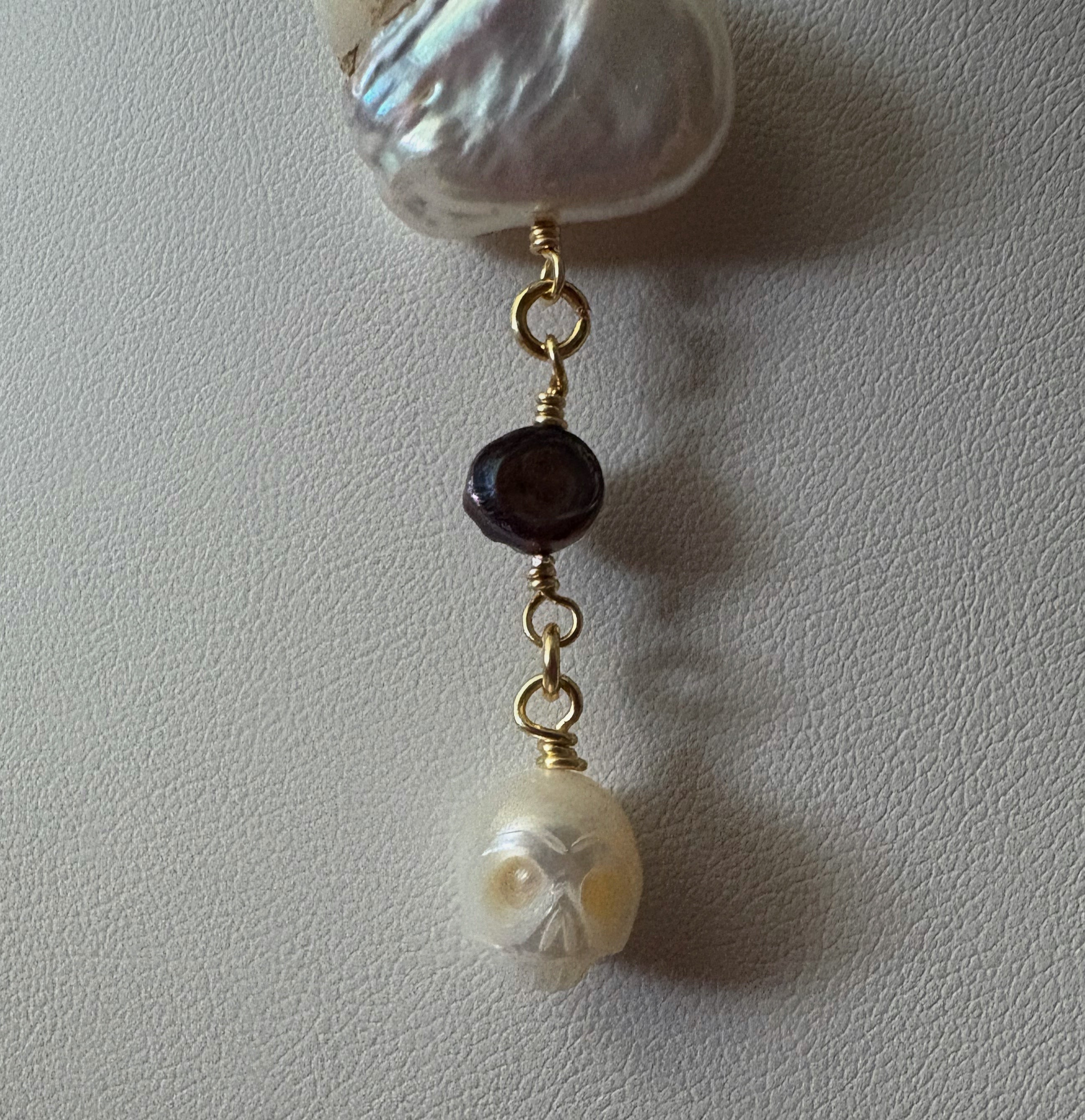 A Secret Pirate Necklace in Purple