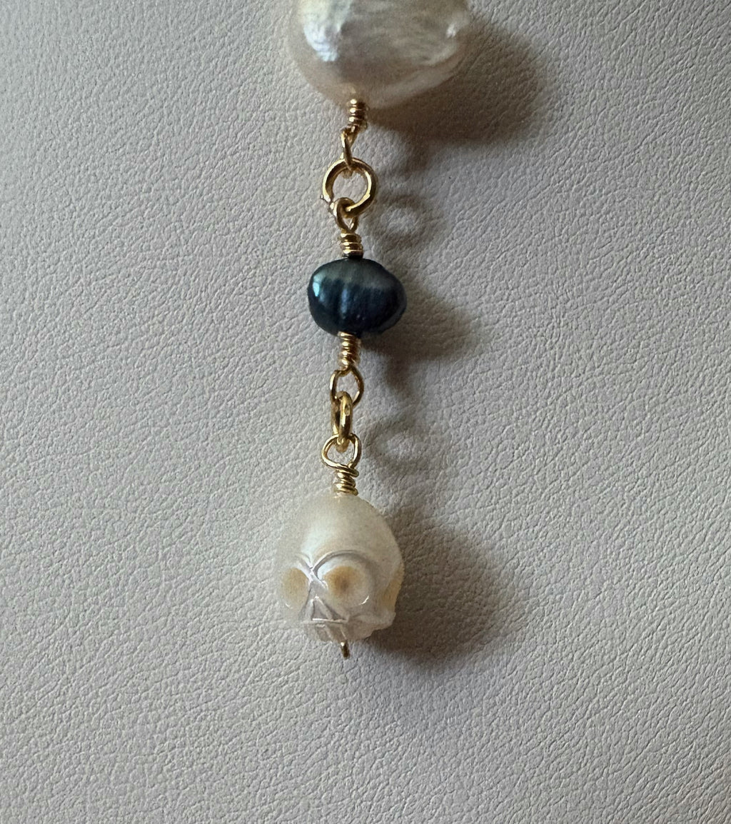 A Secret Pirate Necklace in Blue