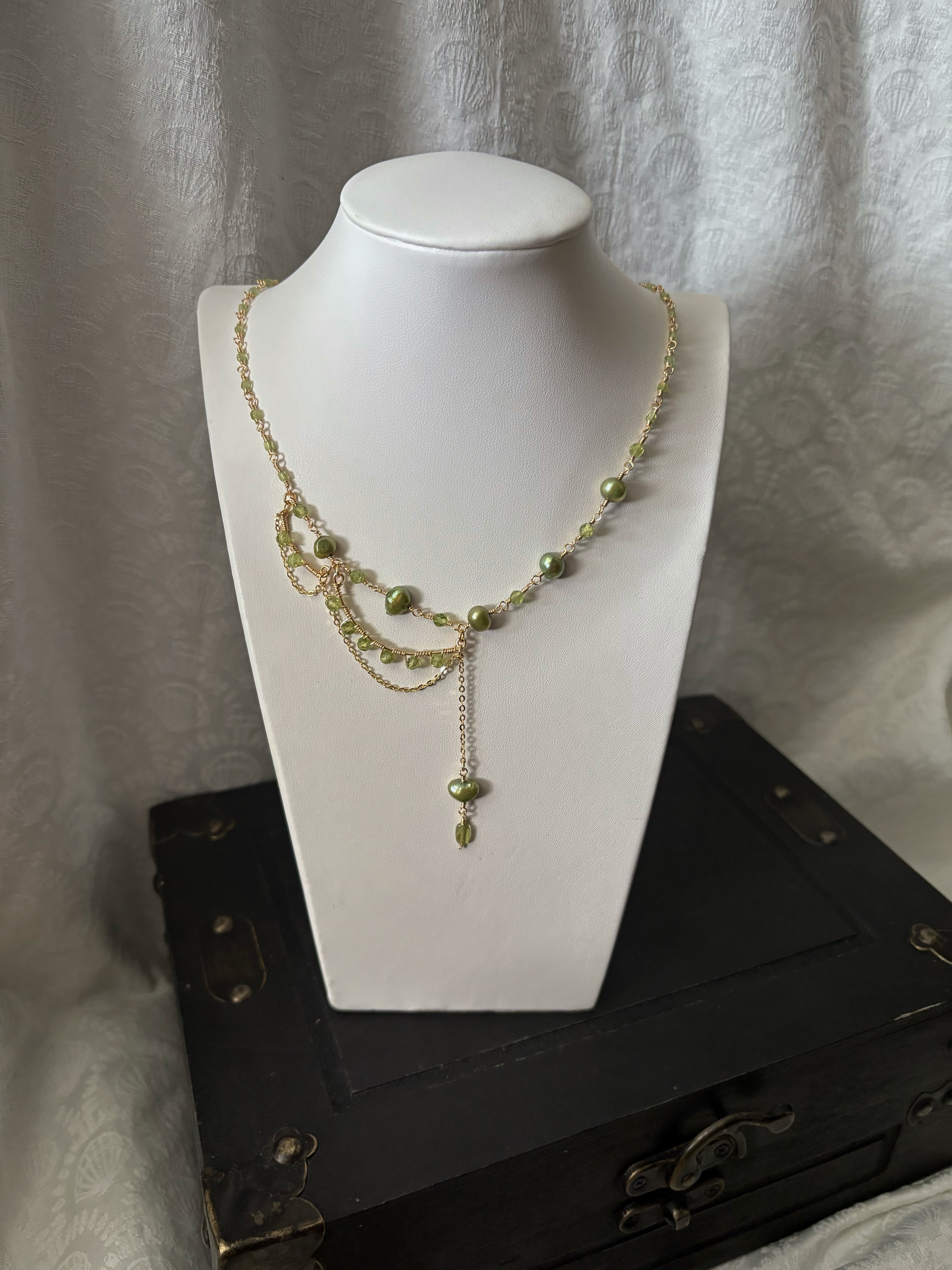 Fantasy Necklace in Green