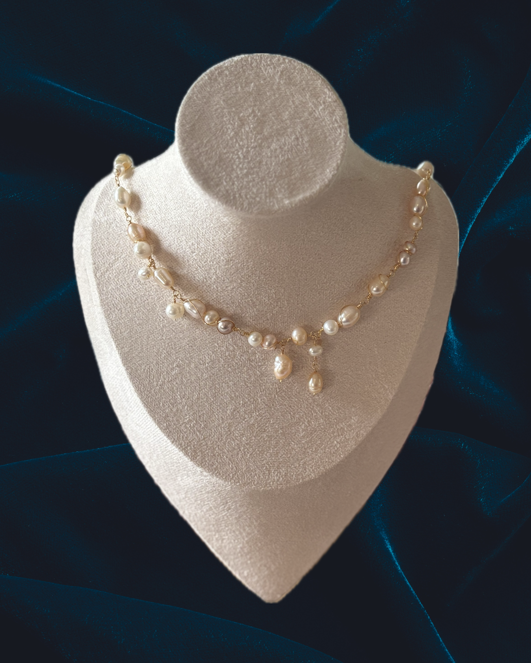 Turning into Sea Foam Necklace
